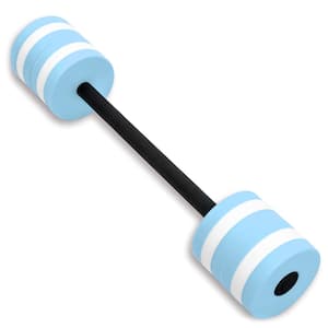 Light Blue 30 in. Aqua Fitness Swim Bar with Padded Grip