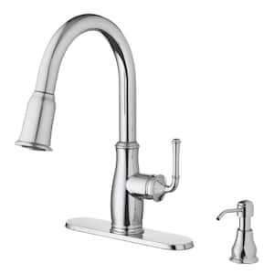 Pull Down Kitchen Faucet, Chrome, Kagan