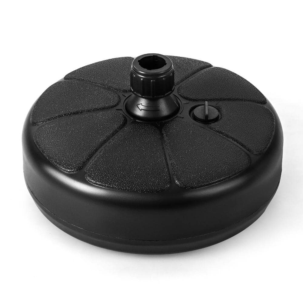 Gymax Patio Umbrella Base Fillable Round Stand Fit Pole 1.5'' Holder 40