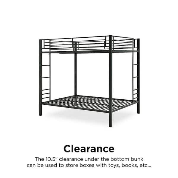 Dhp Corey Full Over Metal Bunk Bed, Dorel Twin Over Full Bunk Bed Instructions