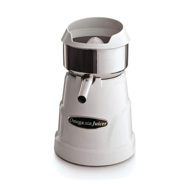 Omega Single Speed Citrus Juicer in White