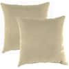 Regency Sand Sunbrella Outdoor Throw Pillow 24 Inch Square, Pawleys Island, SKU: BSQRSX