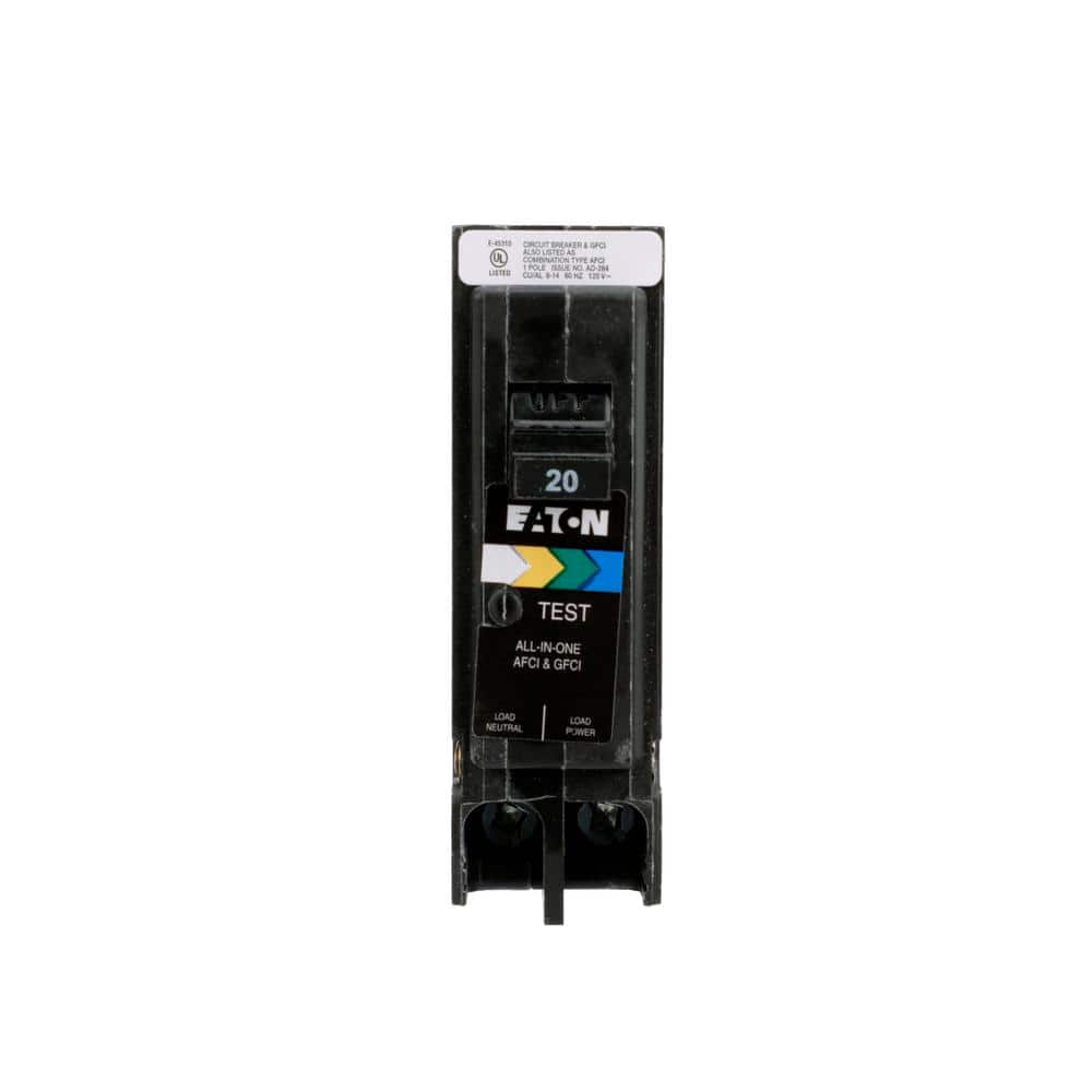 NEW Eaton BRP120A1CS 20A Dual Function All-In-One Circuit Breaker 786689166342 - Foto 6