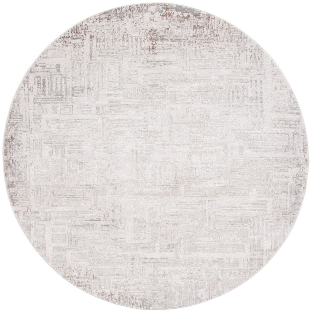 Diamond 7 ft. x 7 ft. Beige/Gray Brown Distressed Marle Round Area Rug price history on PriceWatchPro