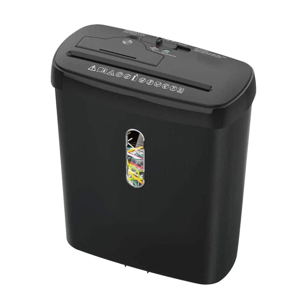 10-Sheet Strip Cut Paper Shredder with 3.17 Gal. Bin, P-2 Security, Jam-Pro