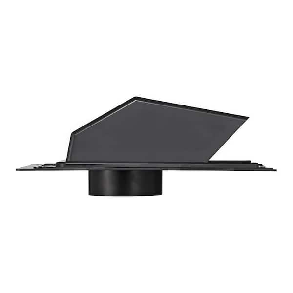 Lambro 4 in. ABS Plastic Roof Exhaust Vent with Damper and
