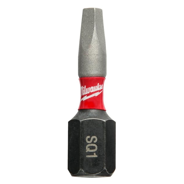 Milwaukee SHOCKWAVE Impact Duty 1 in. Square #1 Alloy Steel Insert
