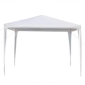 10 ft. x 10 ft. White Party Wedding Tent Canopy