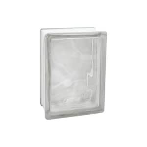 3 in. Thick Series 6 in. x 8 in. x 3 in. (10-Pack) Wave Pattern Glass Block (Actual 5.75 x 7.75 x 3.12 in.)