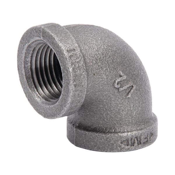 STZ 1/2 in. Black Iron 90 Degree Elbow