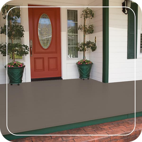 1 gal. #SC-159 Boot Hill Grey Low-Lustre Enamel Interior/Exterior Porch and Patio Floor Paint