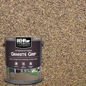 1 Gal. #GG-13 Pebble Sunstone Decorative Flat Interior/Exterior Concrete Floor Coating