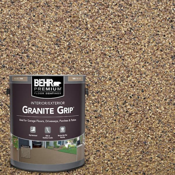 BEHR PREMIUM 1 Gal. #GG-13 Pebble Sunstone Decorative Flat Interior/Exterior Concrete Floor Coating