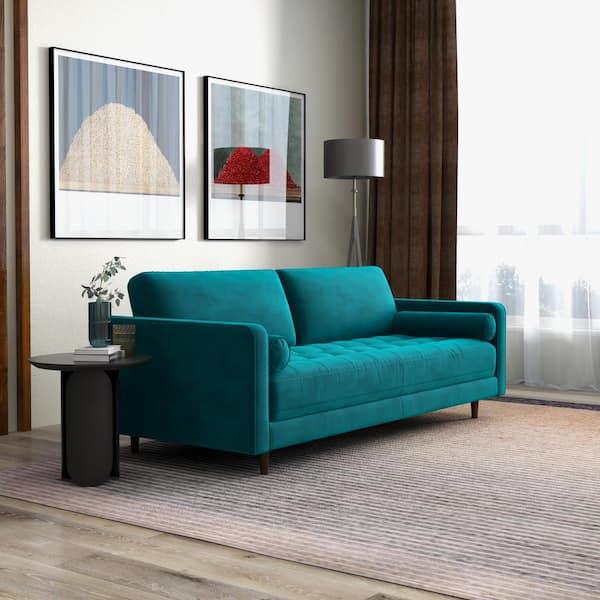 Emerald Green Velvet Sofa Nz | Baci Living Room