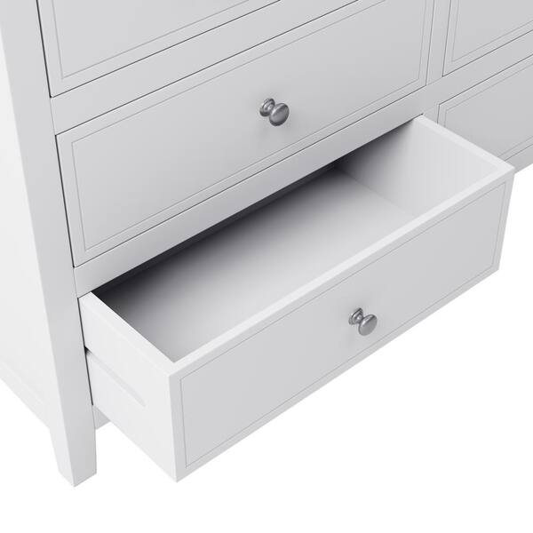 Aoibox 48.42 in. W x 15.35 in D x 30.11 in H MDF Dresser in