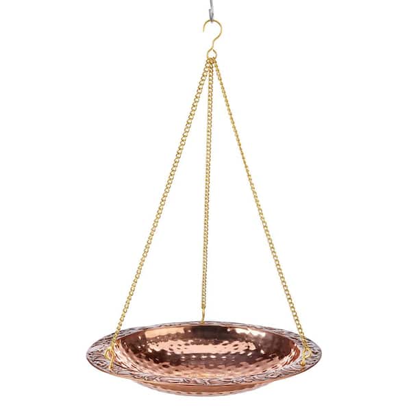 Good Directions Pure Copper 18 in. Hanging Bird Bath