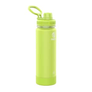 LIFEFACTORY 22 oz. Cool Gray Glass Water Bottle LG4321MCG4 - The