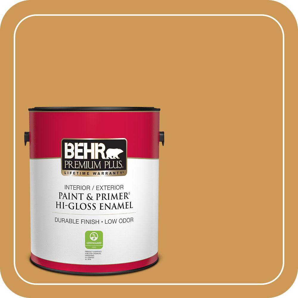 1 gal. #M270-6 Glazed Pears Hi-Gloss Enamel Interior/Exterior Paint & Primer price history on PriceWatchPro