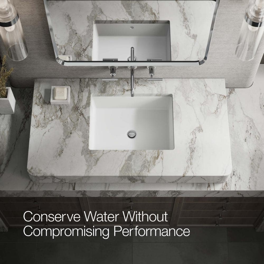 Purist Polished Chrome Double Handle Wall-Mounted Bathroom Faucet