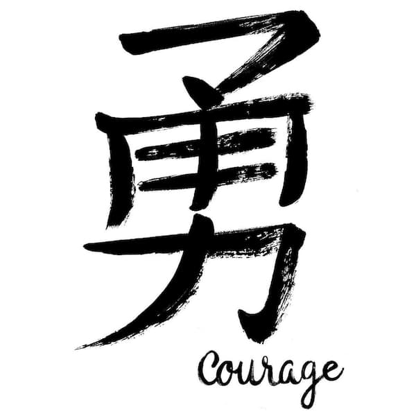 japanese courage symbol