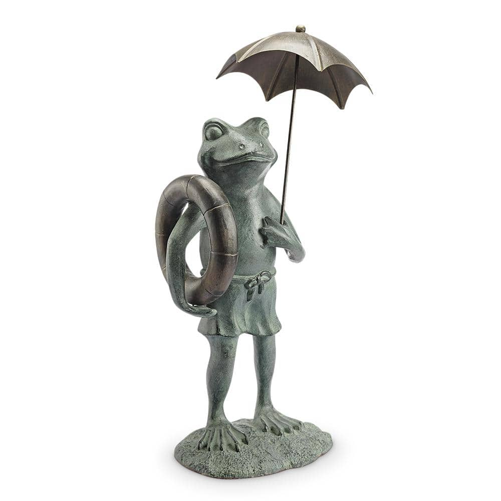 Pool Partner Frog Garden Statue 34880 The Home Depot   Garden Statues 34880 64 1000 