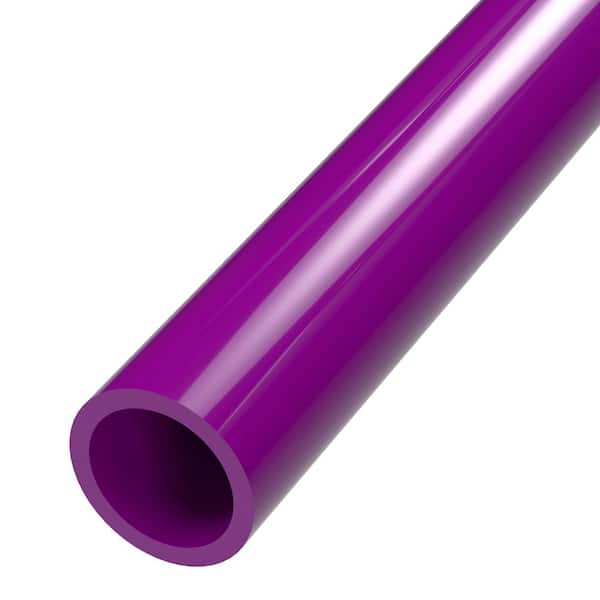 1 in. x 5 ft. Purple Furniture Grade Schedule 40 PVC Pipe (2-Pack) 1 in. x 5 ft. Purple Furniture Grade Schedule 40 PVC Pipe (2-Pack)