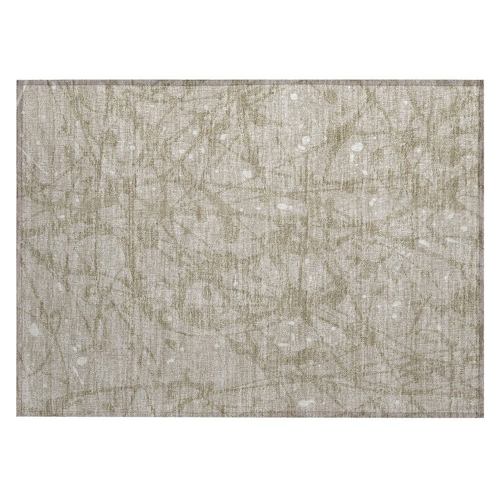 Chantille Machine Washable Indoor/Outdoor Abstract ACN2597 Beige 2 ft. x 3 ft. Accent Rug price history on PriceWatchPro