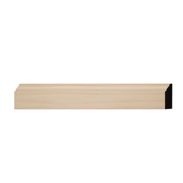 Ekena Millwork WM947 0.38 in. D x 1.25 in. W x 6 in. L Wood (Alder) Casing Sample