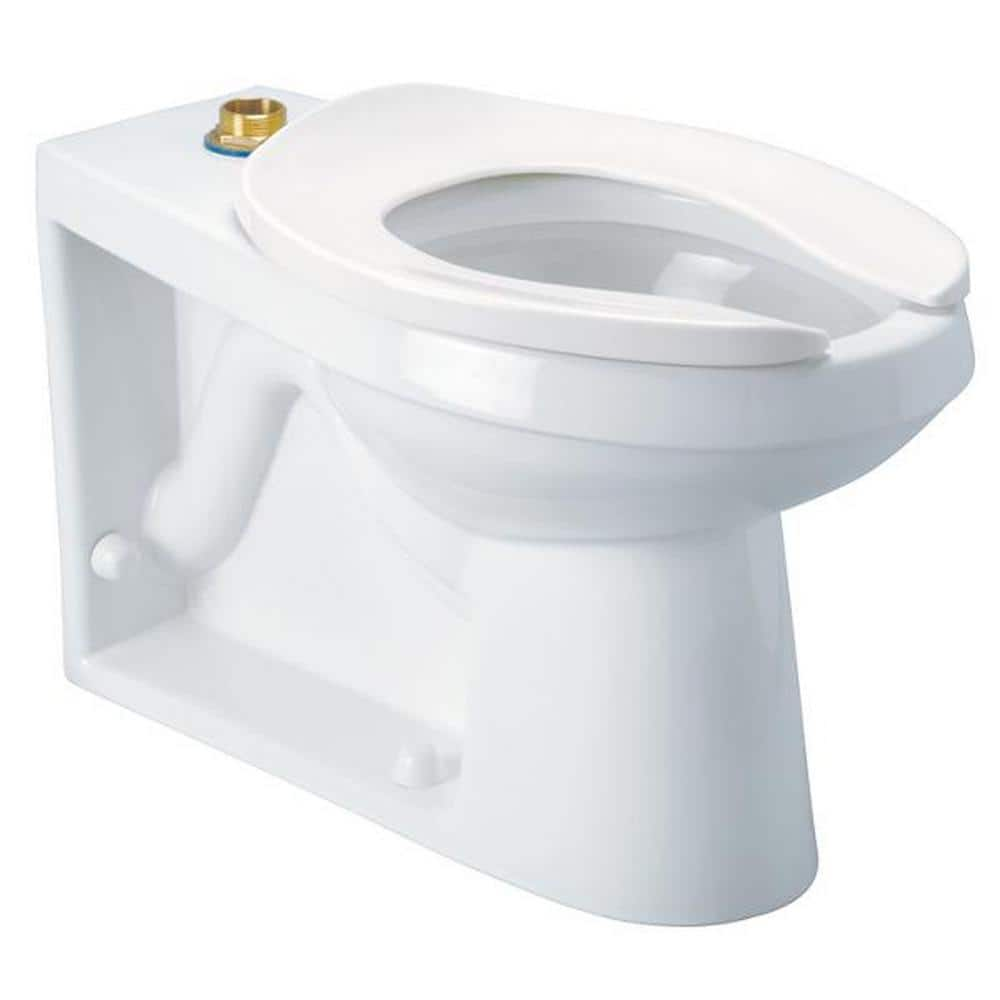 UPC 670240693296 product image for Wall-Mounted Elongated Toilet Bowl Only in White | upcitemdb.com