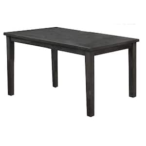 Wendy 60 in. Rustic Gray Rectangular Dining Table