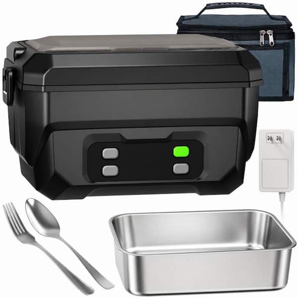 6.3 Cup Portable Heated Electric Lunch Box Food Warmer with Rechargeable Self Heating