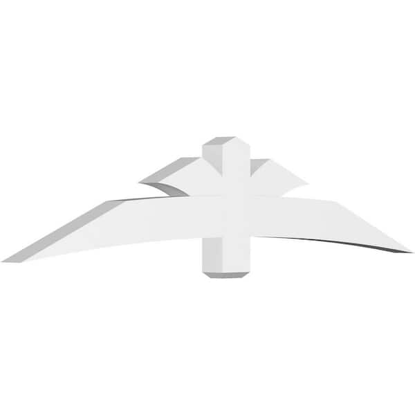 Ekena Millwork Davenport 84 in. W x 17.5 in. H x 4 in. D Signature Polyurethane Bracket