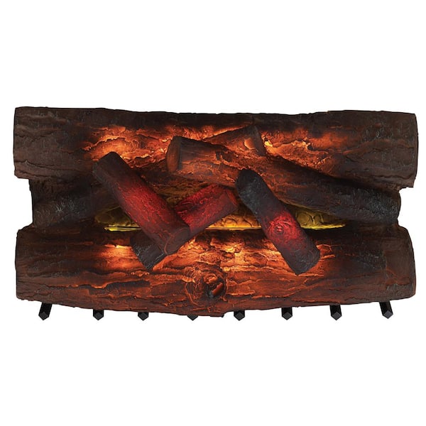 Classic Flame 21.3 in. Log Set with 3D Flame Effect and Infrared Quartz  Heater CFI055 The Home Depot