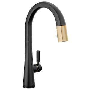 Delta Monrovia Gold Single-Handle Pull Down Sprayer Kitchen Faucet