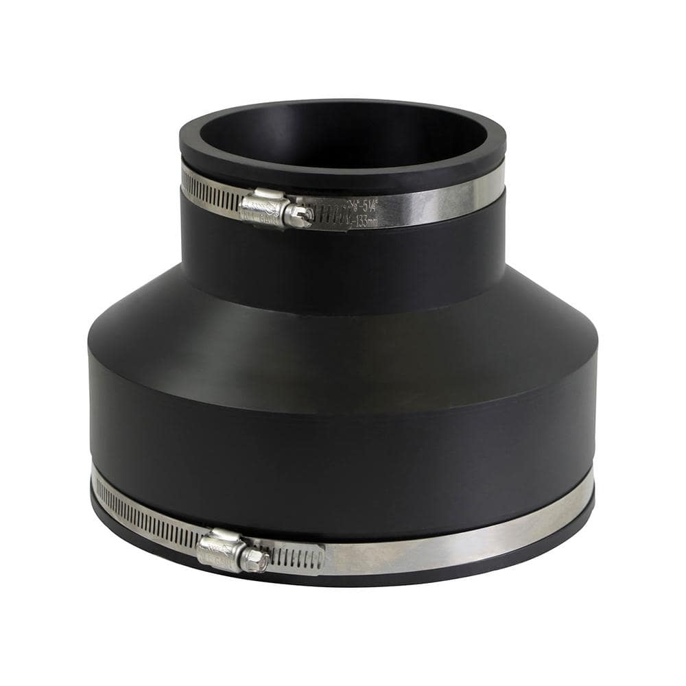 6 in. Clay x 4 in. Cast Iron PVC Flexible Coupling with Stainless Steel Clamps price history on PriceWatchPro