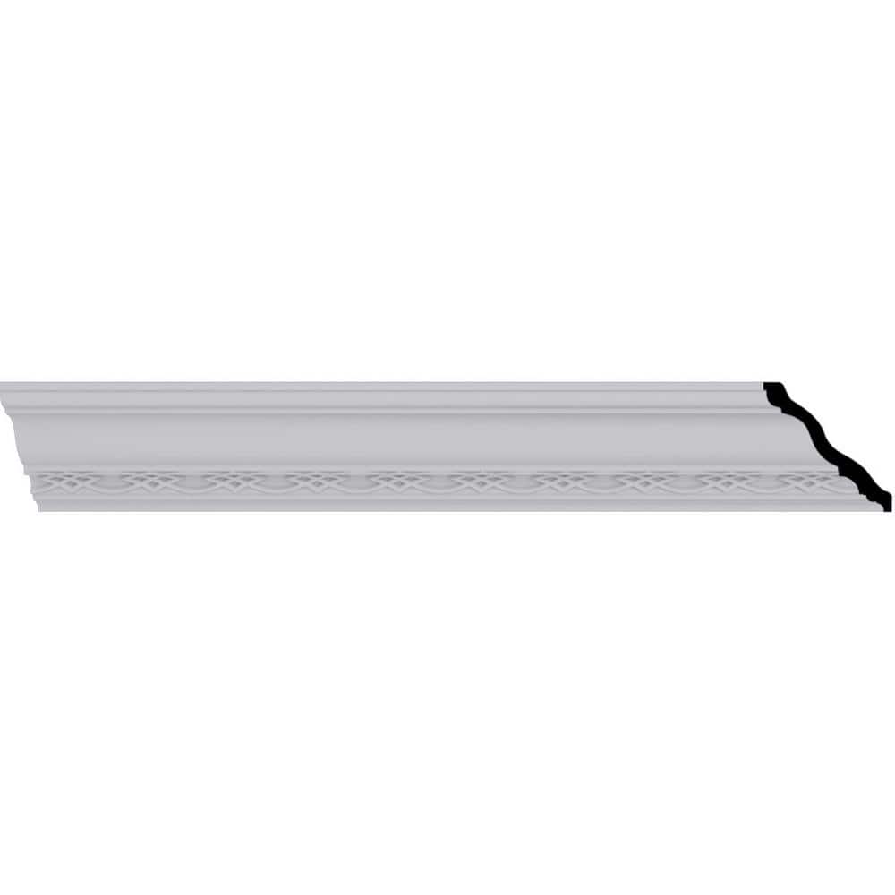 Primed Polyurethane Decorative Crown Moulding 94.5"
