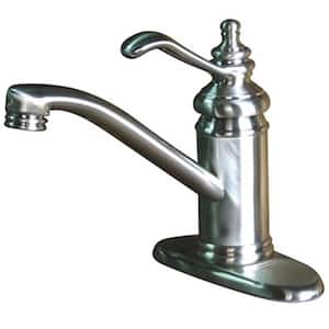Danvers 4 in. Centerset Single-Handle High-Arc Bathroom Faucet in Brushed Nickel