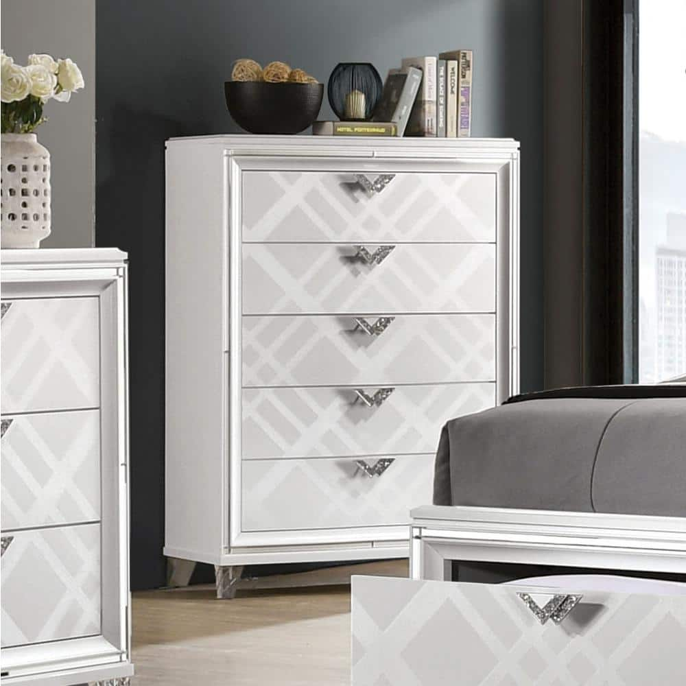 Furniture of America IDF-7147WH-C