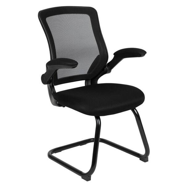 Carnegy Avenue Mesh Cushioned Side Chair in Black CGA-BL