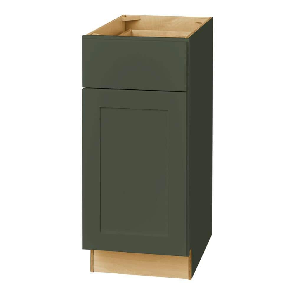 Avondale 15 in. W x 24 in. D x 34.5 in. H Ready to Assemble Plywood Shaker Base Kitchen Cabinet in Fern Green price history on PriceWatchPro