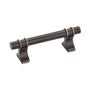 Davenport 3 in. (76 mm) Oil Rubbed Bronze Cabinet Drawer Pull
