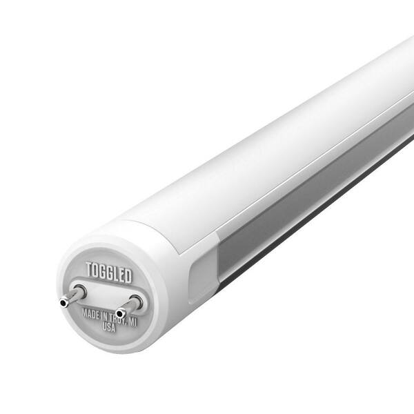 TOGGLED 30W Equivalent 36 in. Neutral White (3500K) T8 Linear LED Tube Light Bulb