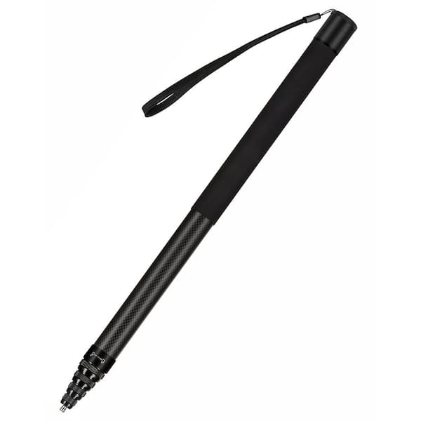 OBJLGEV Carbon Fiber Invisible Selfie Stick 17-118 in. 3.0 m Super Long Pole Insta360 x4 x3 One x2 One R One x GoPro Max Camera