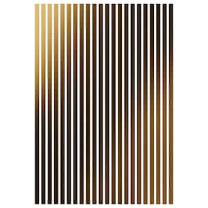 Adjustable Slat Wall 1/8 in. T x 2 ft. W x 8 ft. L Gold Mirror Acrylic Decorative Wall Paneling (22-Pack)