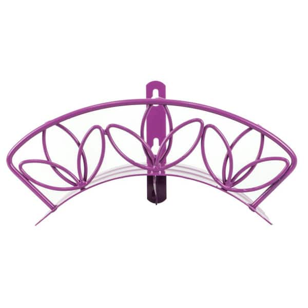 Yard Butler 125 ft. Purple Wall Mounted Hose Hanger Yard Butler 125 ft. Purple Wall Mounted Hose Hanger