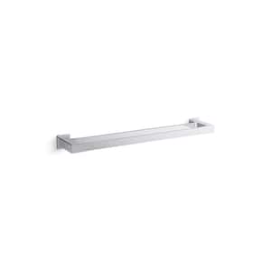 Honesty 24 in. Wall Mounted Double Towel Bar in Polished Chrome