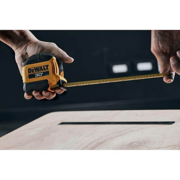 DEWALT - 30 ft. x 1-1/8 in. Tape Measure with Finger Brake