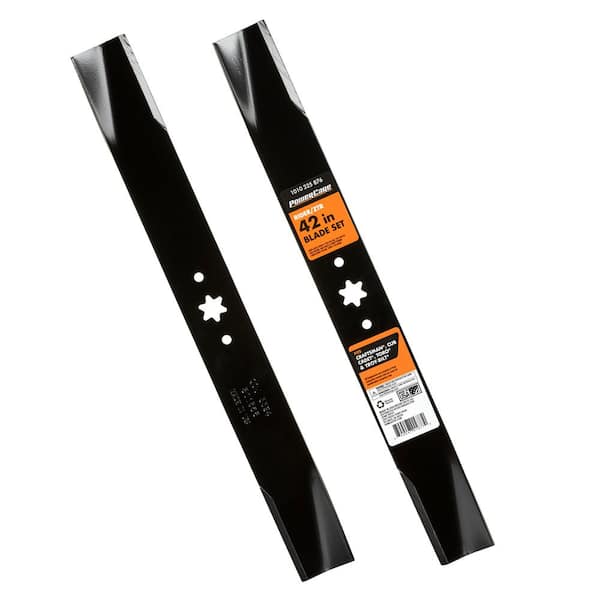 2 Blade Set for 42" cut Cub Cadet, Troy-Bilt, Craftsman, Replaces OEM numbers 742-04308, 942-04312, 119-8456