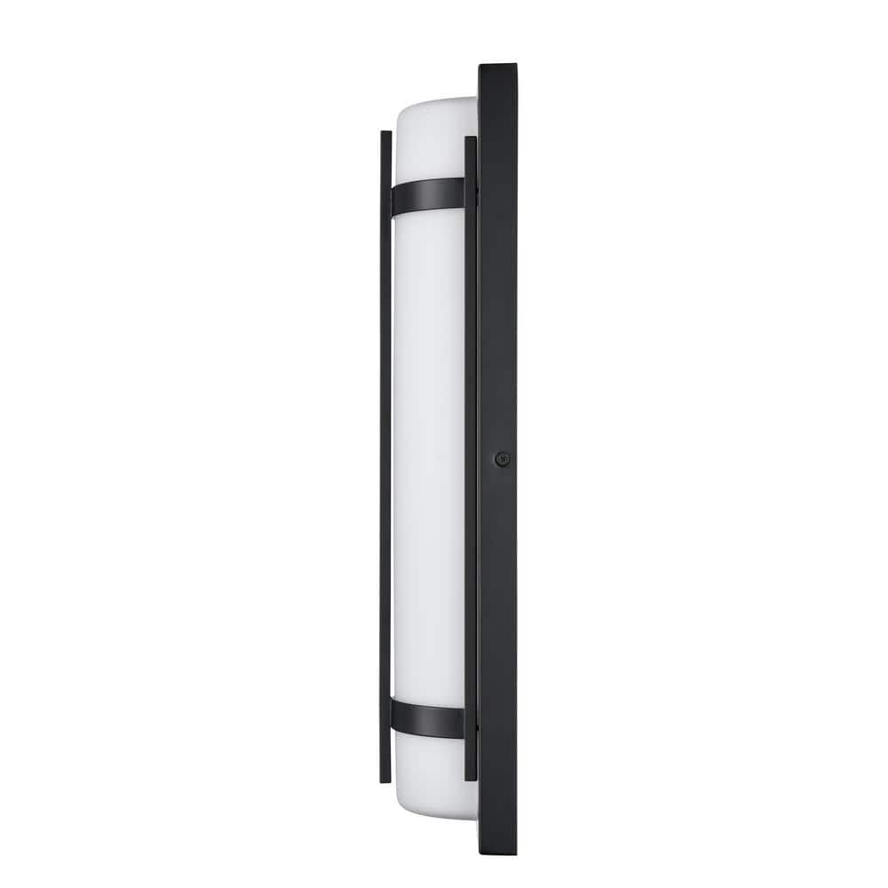 Black Direct Wired Electric Outdoor Wall Sconce