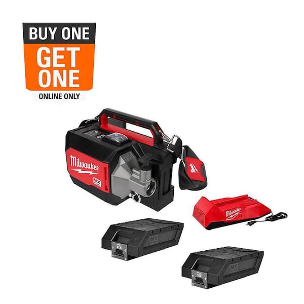 MX FUEL Lithium-Ion Cordless Briefcase Concrete Vibrator Kit with (2) Batteries and Charger